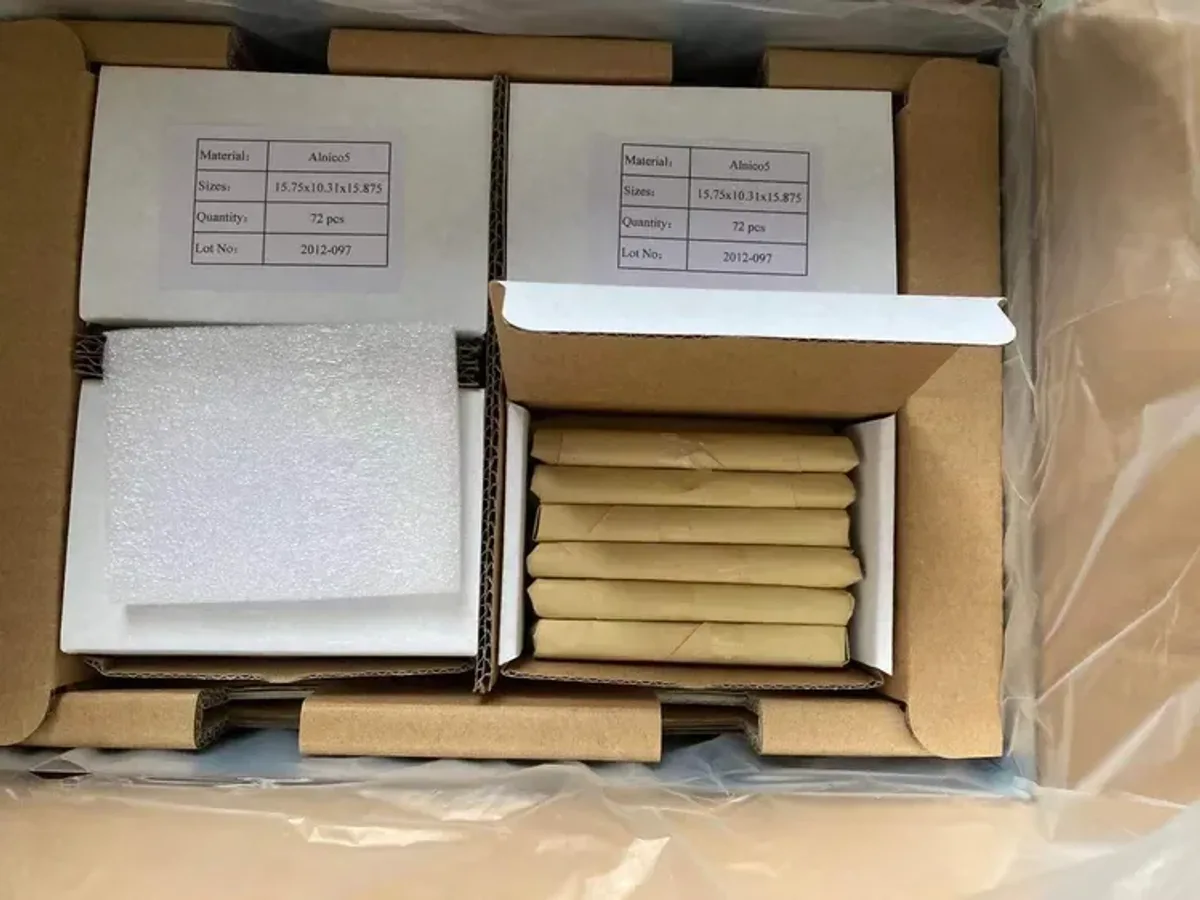alnico protected part separation — separated alnico packing