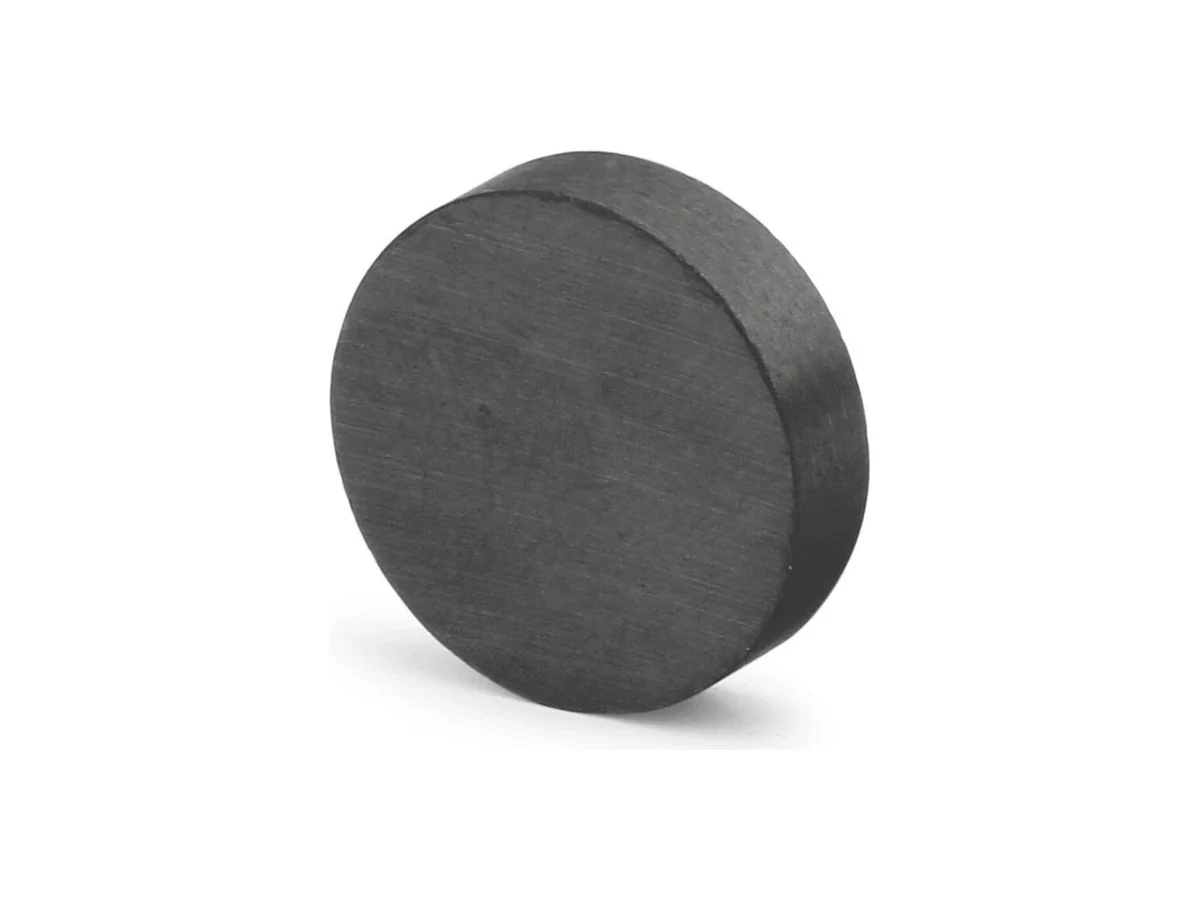 Hard ferrite disc magnets