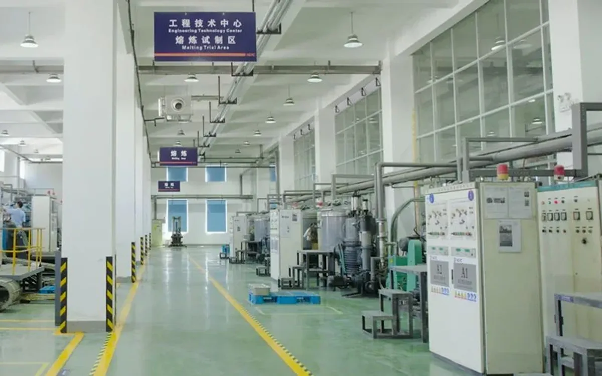smco rare-earth alloy route — vacuum alloy melting