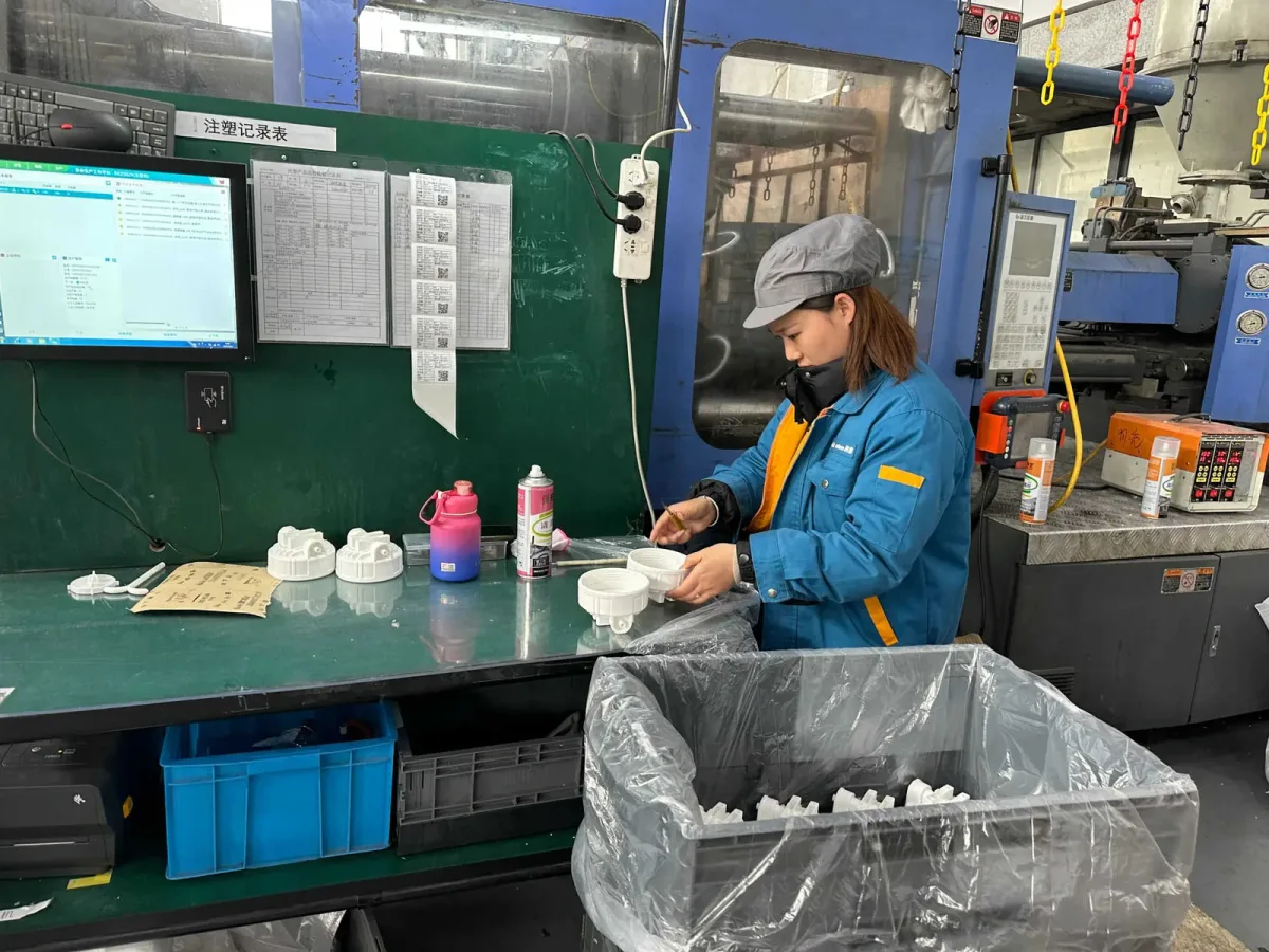 overmolded molded-part process control — in-process molding check