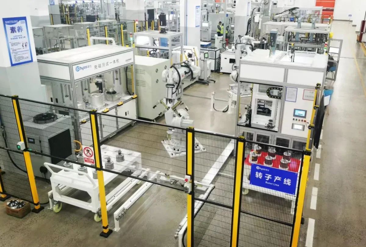 rotor production-scale rotor conversion — automated rotor assembly line