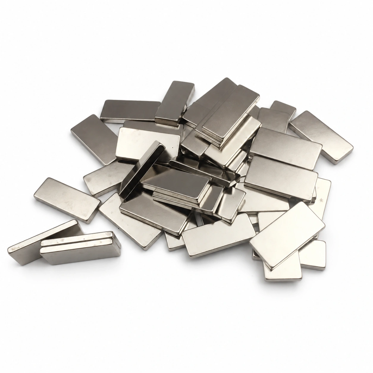 Rectangular magnet blocks