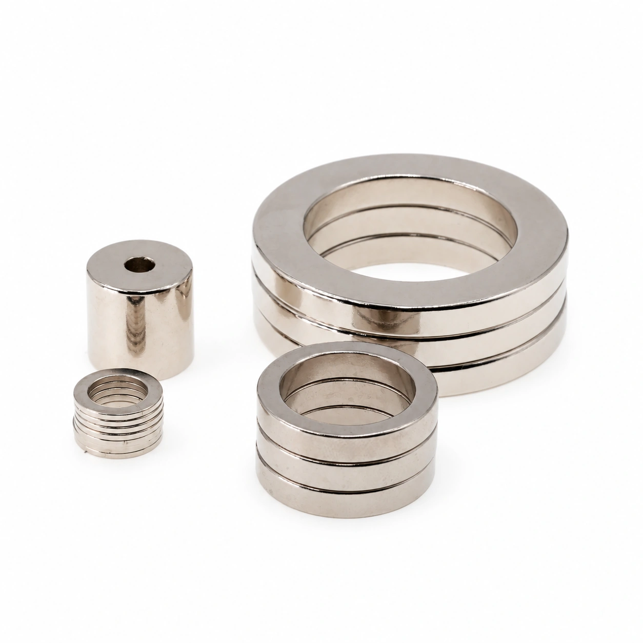 Ring-shaped magnet components
