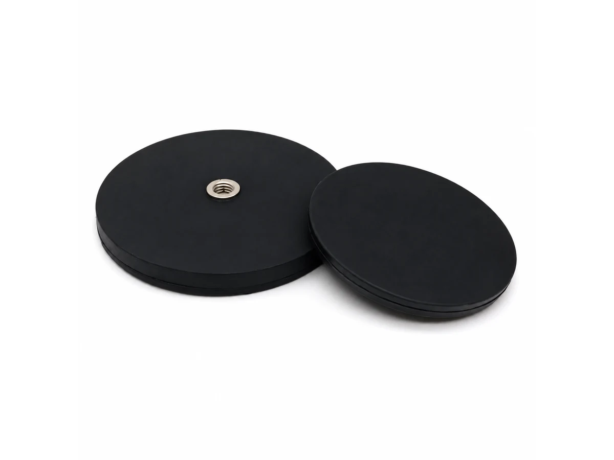 Female-thread mounting magnets
